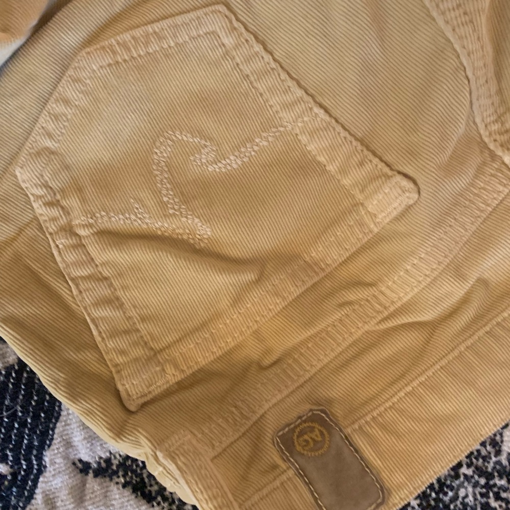 AG yellow corduroy Angel pants -25